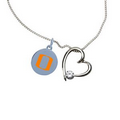 Floating Heart Cubic Zirconia Necklace